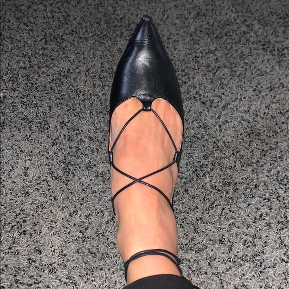 TopShop Kingdom Ghillie leather flats - Picture 7 of 9